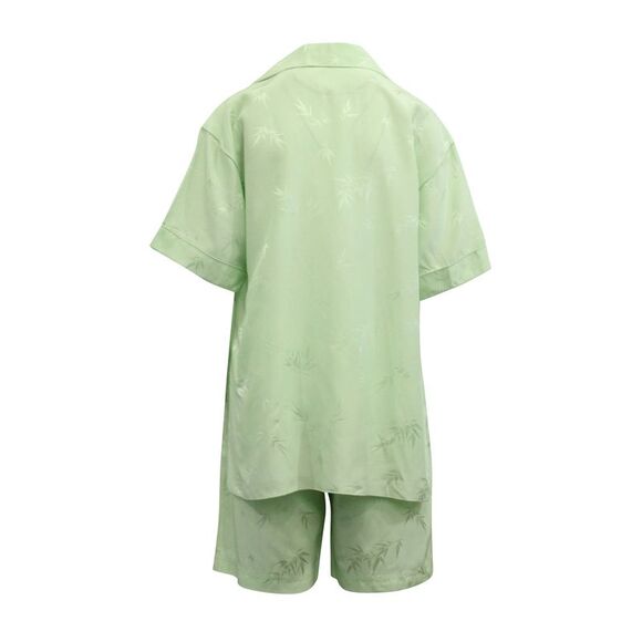 Alexander Wang Jacquard Pajama Top and Shorts in Mint Viscose